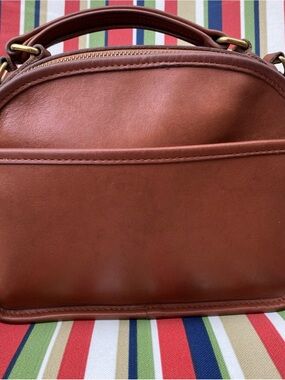 Vintage Coach Lunch Box Zip #9991 British Tan